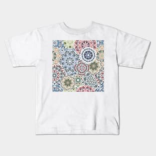 Seamless pattern with floral mandala Kids T-Shirt